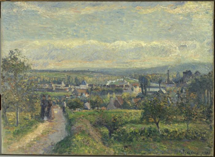 Camille Pissarro Vue de Saint-Ouen-l'Aumone Germany oil painting art